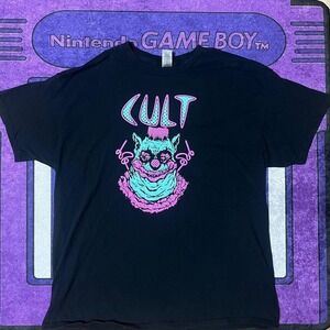 XL killer clowns from outer space, 90's horror tshirt with nice retro front hit